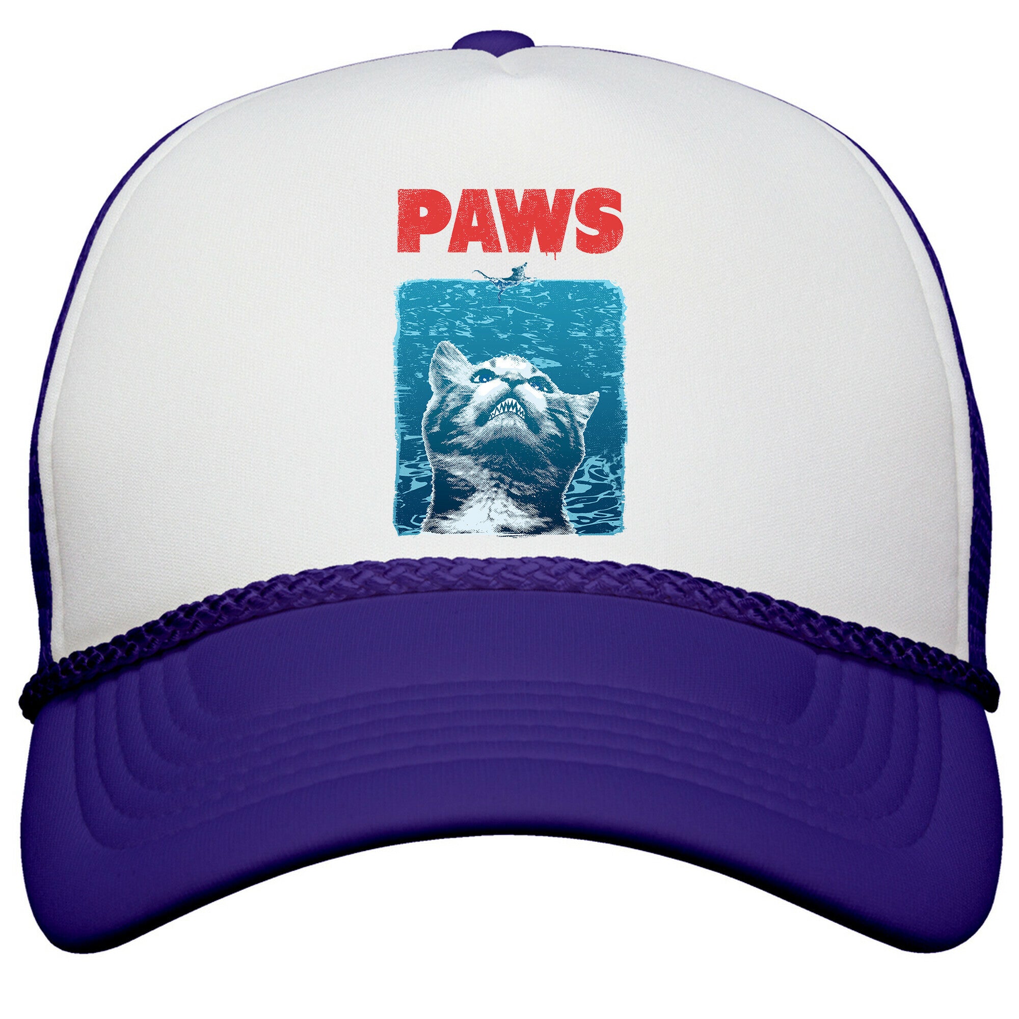 PAWS \(Jaws Parody\) Snapback Trucker Hat